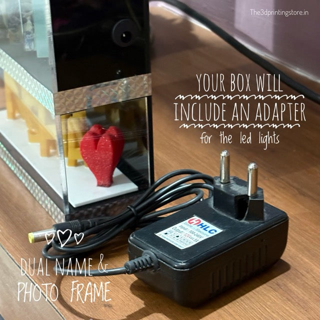 DUAL NAME & PHOTO FRAME