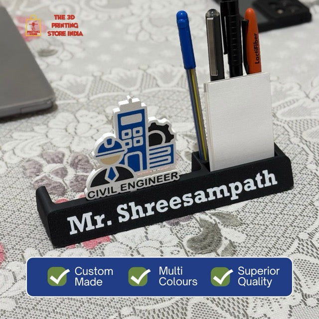 CIVIL ENGINEER - Desk Name Plank