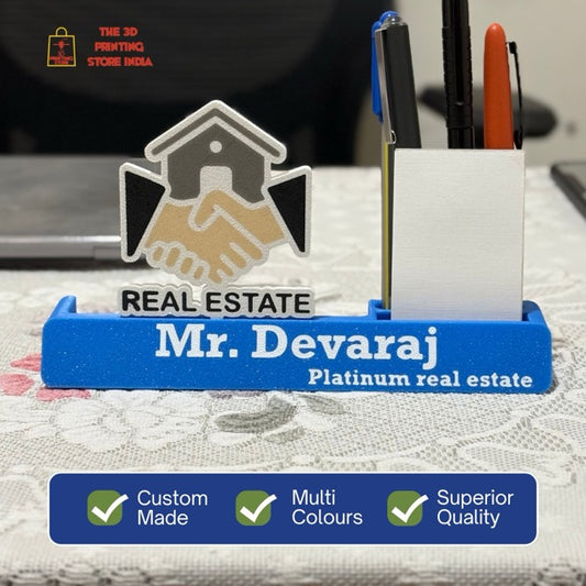 REAL ESTATE - Desk Name Plank