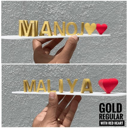 Dual Name Plank The 3D Printing Store India