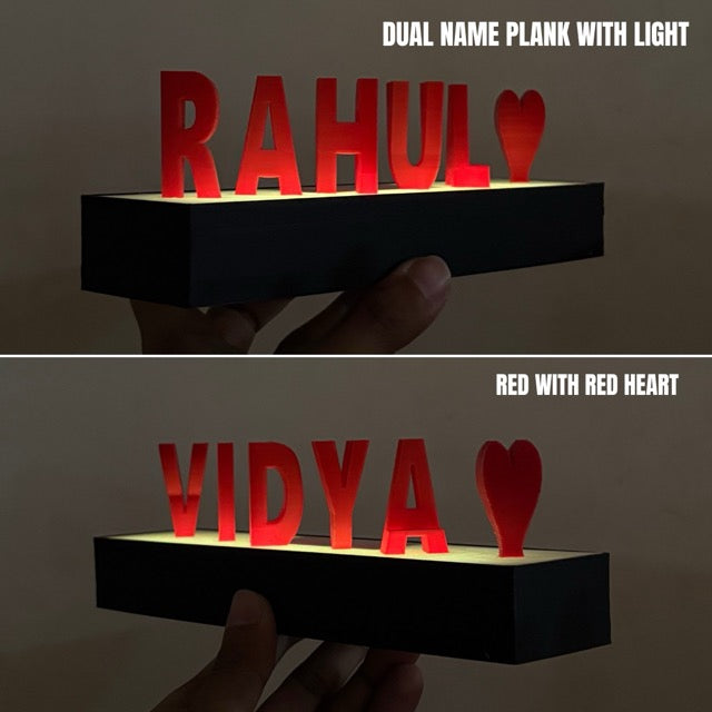 Dual Name Plank