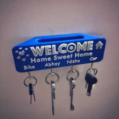 HOME KEYS HOLDER The 3D Printing Store India