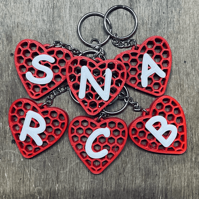 Heart Keychain | Pack of 2