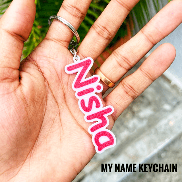 MY NAME KEYCHAIN