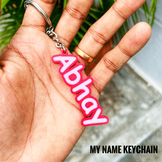 MY NAME KEYCHAIN
