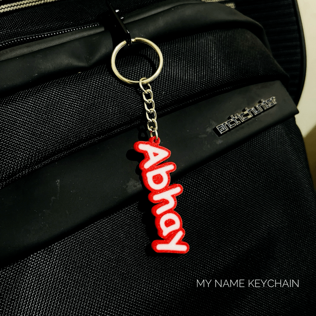 MY NAME KEYCHAIN