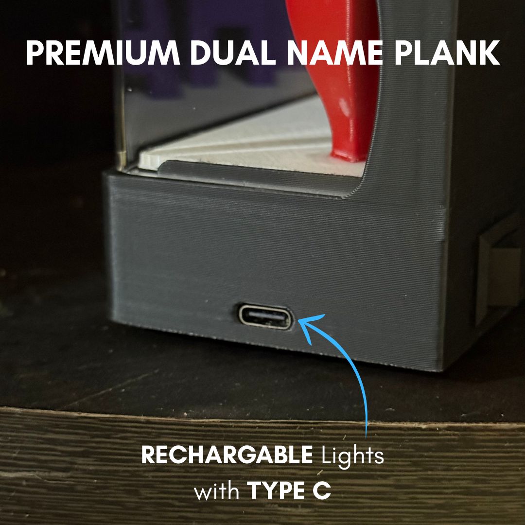 PREMIUM DUAL NAME PLANK