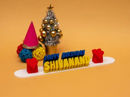 Happy Birthday Plank The 3D Printing Store India