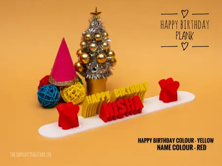 Happy Birthday Plank The 3D Printing Store India