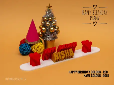 Happy Birthday Plank The 3D Printing Store India