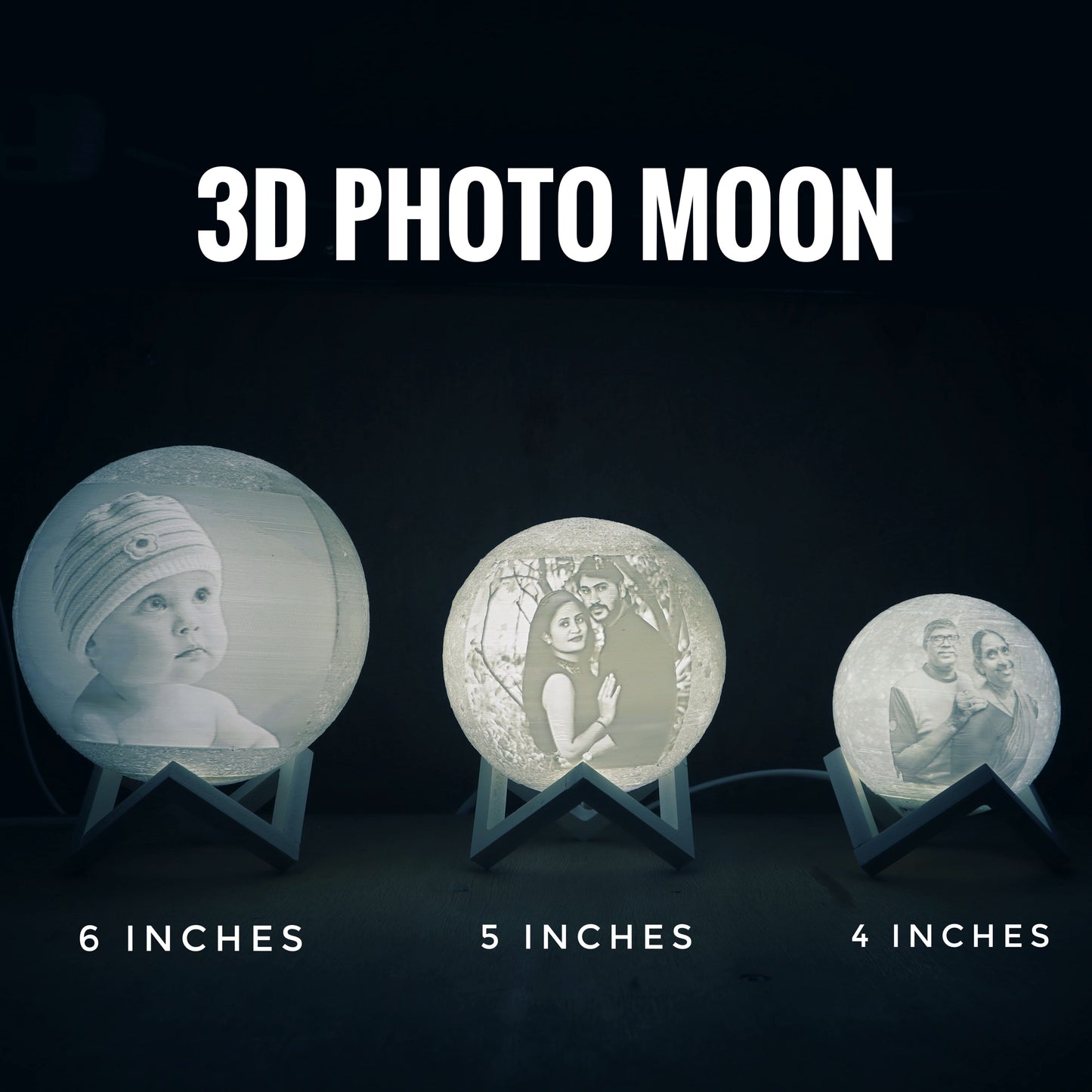 Photo Moon Lamp 3D Moon Shop