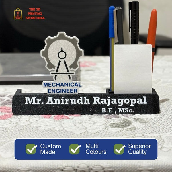 MECHANICAL ENGINEER - Desk Name Plank – The 3D Printing Store India