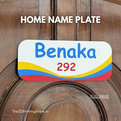 FULL WAVE - Home Name Plate