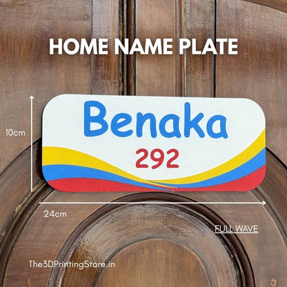 FULL WAVE - Home Name Plate