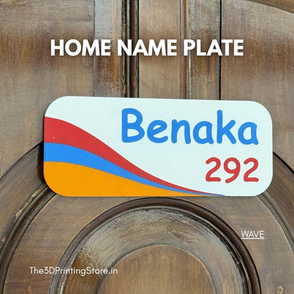 WAVE - Home Name Plate