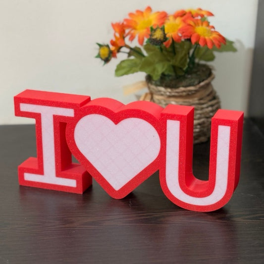 I LOVE YOU Show Piece