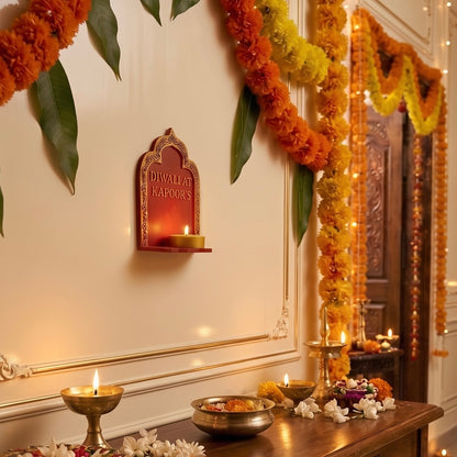 Personalized Diya Holder - Royal