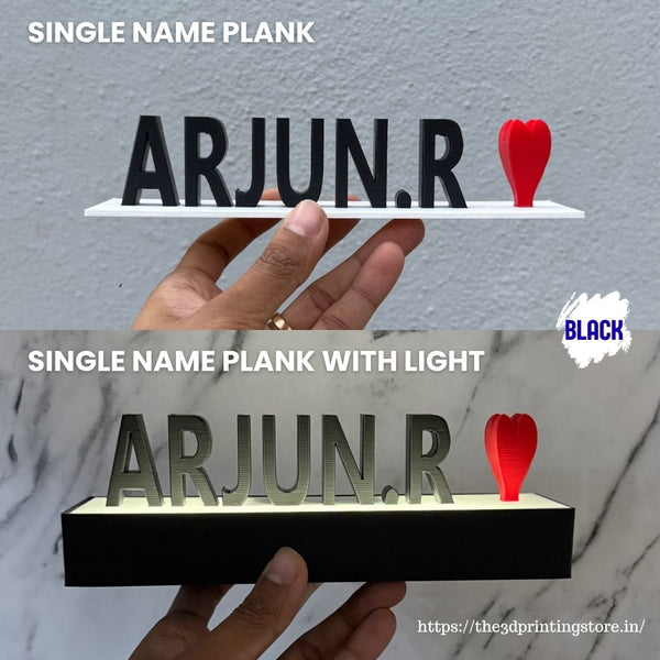 Single Name Plank – The 3D Printing Store India