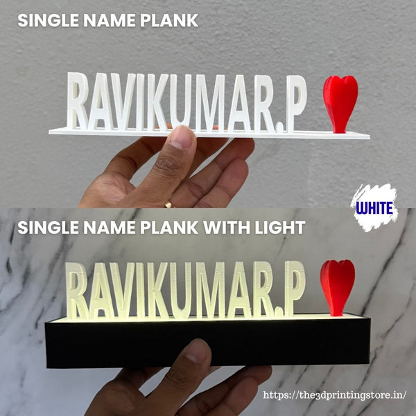 Single Name Plank – The 3D Printing Store India