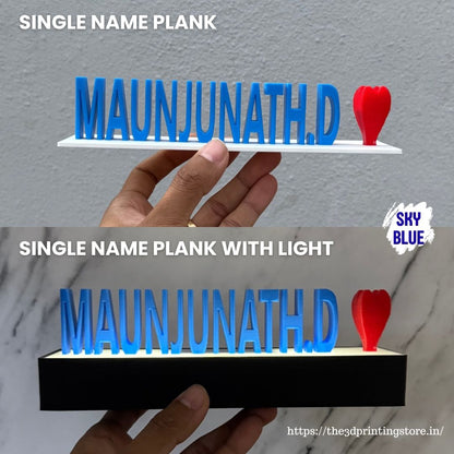 Single Name Plank