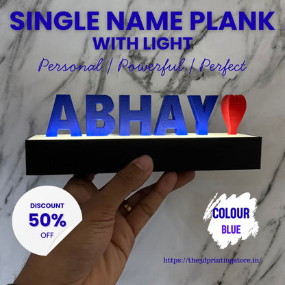 Single Name Plank